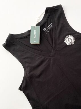 Tentree NWT Sunflower Logo V-Neck Tank Top